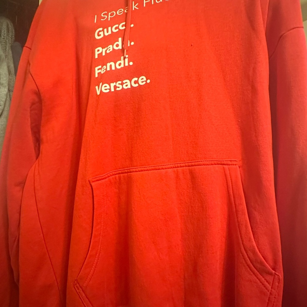Red Graphic Hoodie
